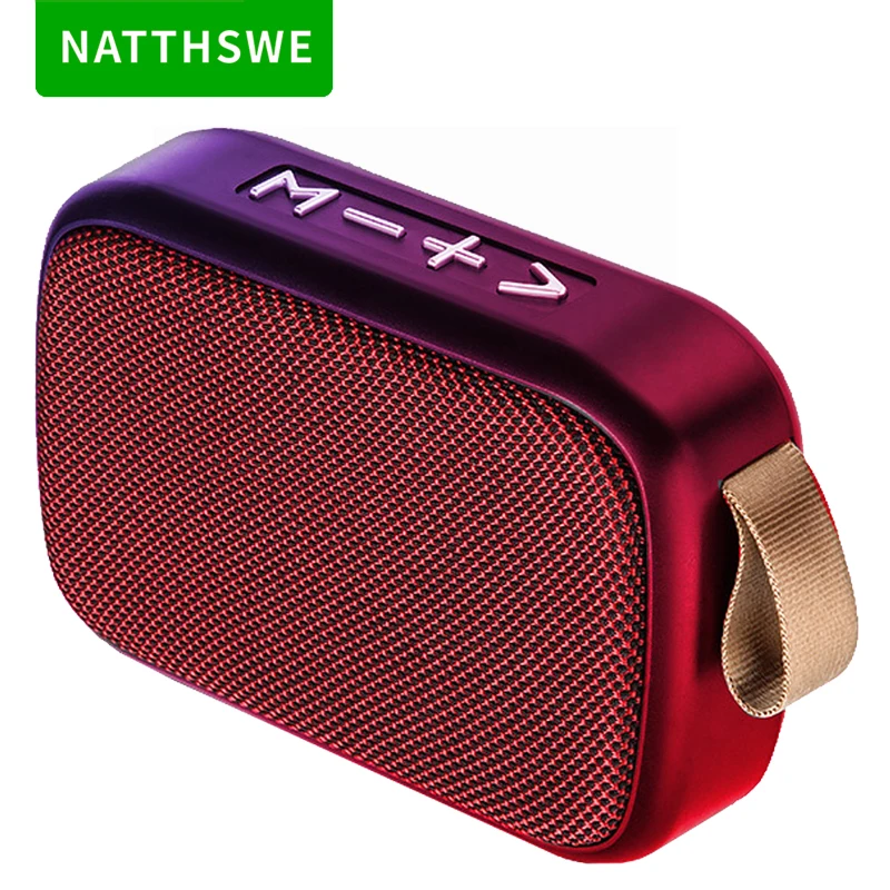 NATTHSWE тканевая коробка беспроводной Bluetooth динамик открытый портативный спортивный аудио с картой вставить небольшой стерео голосовой трансляции