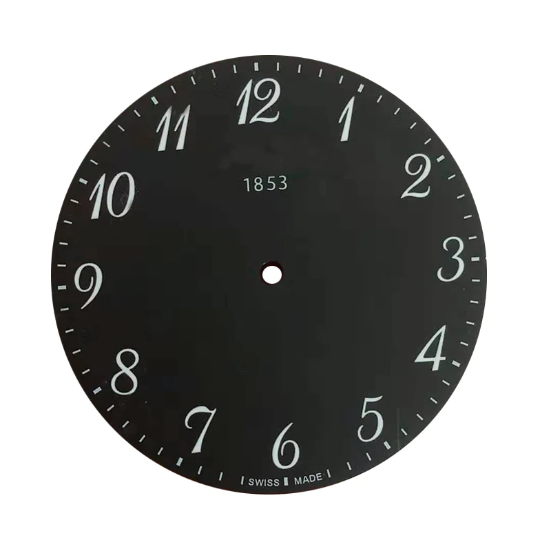 Black number dial 34 мм Циферблат часов для T109410A Мужские кварцевые часы T109 текстовые часы аксессуары T109410 запчасти для ремонта - Цвет: Black number dial