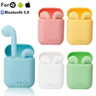 Беспроводные наушники i7Mini TWS 5,0, матовые наушники-вкладыши с зарядным боксом, гарнитура, наушники для телефона xiaomi, iphone, Bluetooth