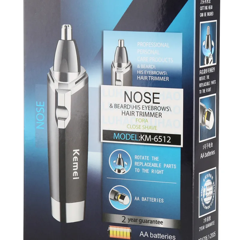 Триммер для волос в носу kemei инструмент стрижки триммер мытья машинка и бритва