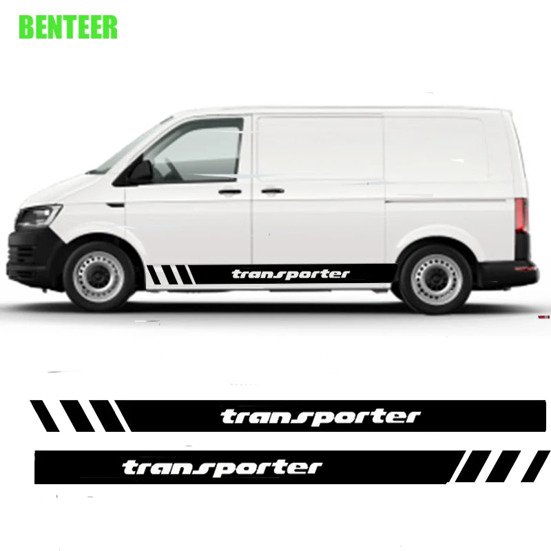 

2 шт., автомобильные наклейки для Volkswagen T4 T5 T6