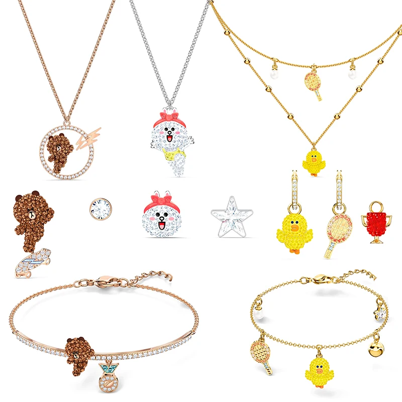 

Fashion Ladies Jewelry Cute Animal Fashion Jewelry Set Fashion Necklace and Earring Bracelet Beautiful Gift for Girl Jewelry