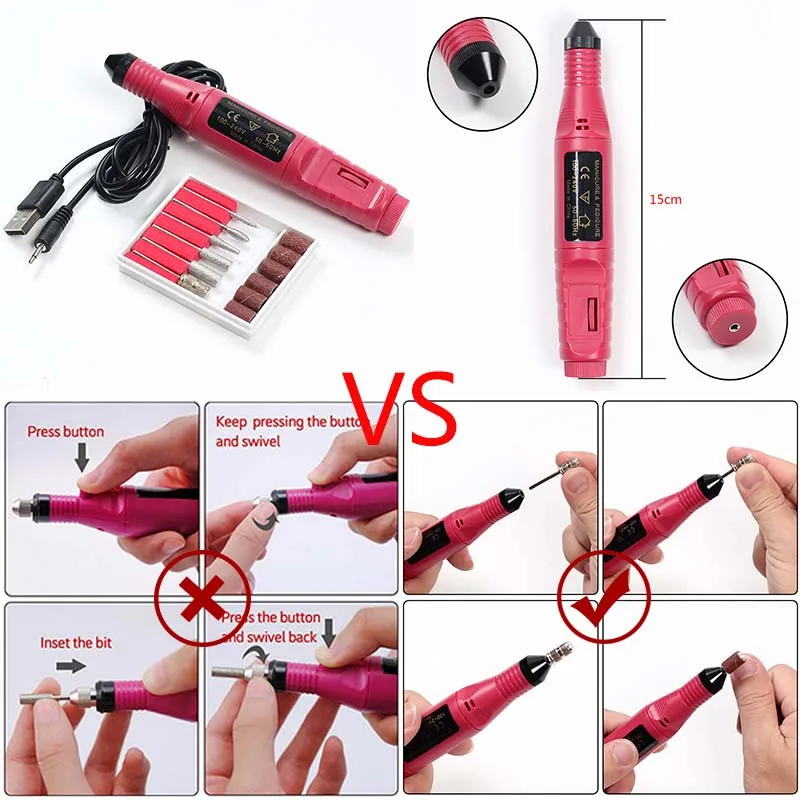 Всё набор для маникюра дезайна ногтей 48 Вт/80 Вт Светодиодная лампа сухой 10