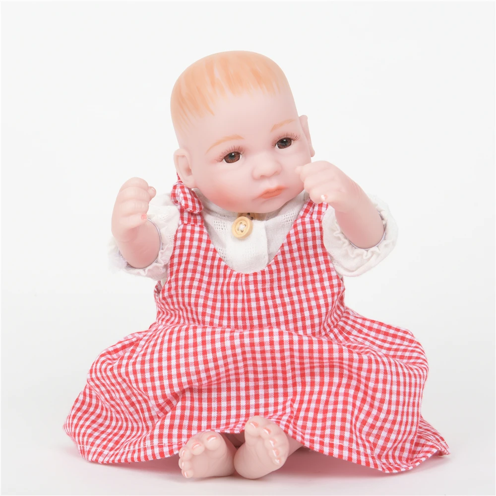 10 &quotПрекрасная кукла Reborn Preemie Bebe полностью силиконовая для новорожденных