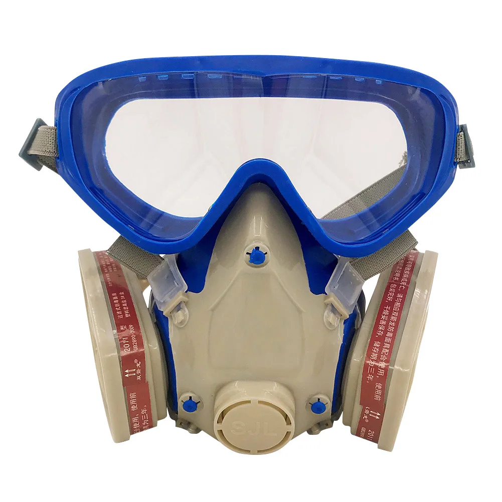 Newly Silicone Full Face Respirator Anti-dust Mask Goggles Chemical Dustproof Anti Fire Paint 999 | Безопасность и защита