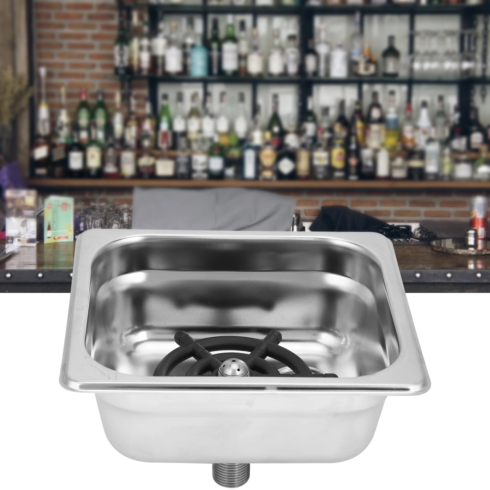 

G1/2 Stainless Steel Automatic Cup Washer Cup Cleaner Coffee Cup Cleaner Glass Rinser for Bar Pub Restaurant Bar Accessory