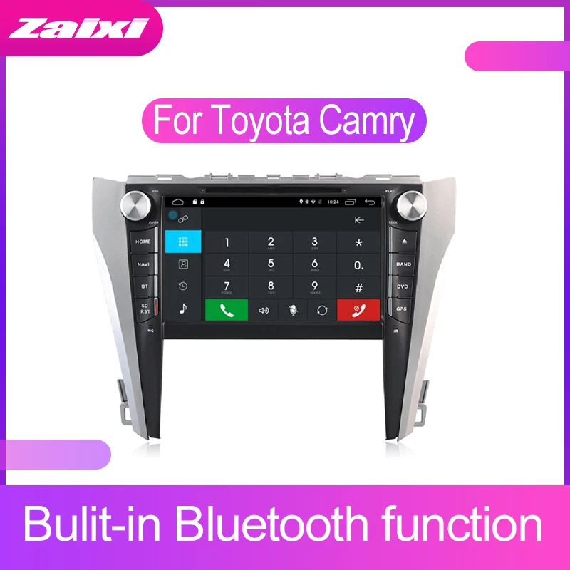 Для Toyota Camry Aurion 2011 2012 2013 2014 2015 2016 2017 автомобильные аксессуары Android GPS-навигация DVD
