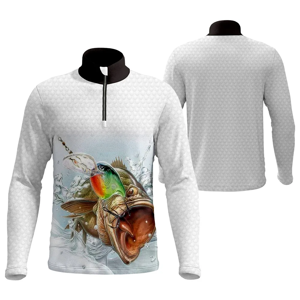 Professional Design Your Own Fishing Shirts Long Sleeve Outdoor Fishing Clothes Performance Tournament Full Sublimation Outfits