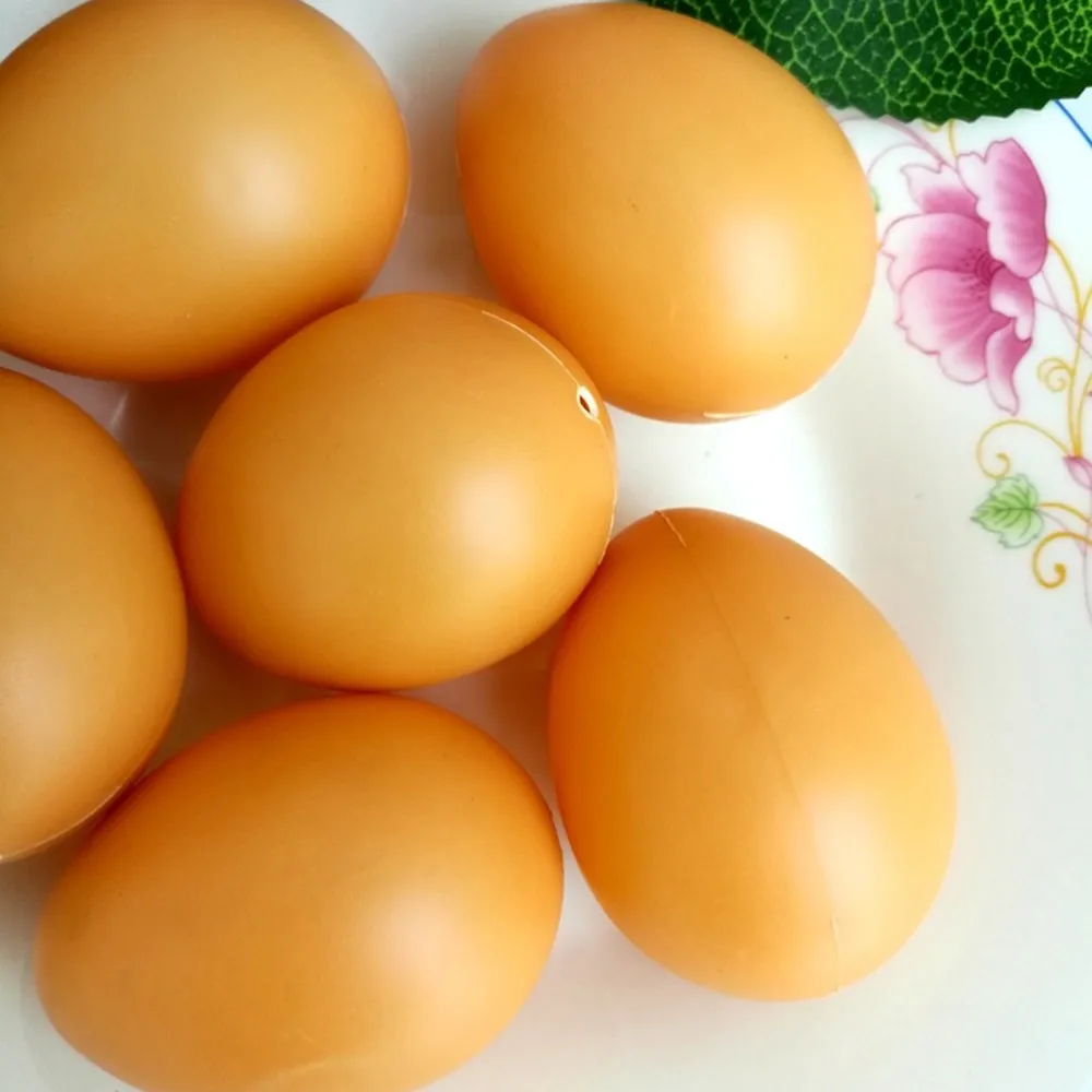Новинка 10 шт. курица птицы моделирование деревянные искусственные яйца утиные