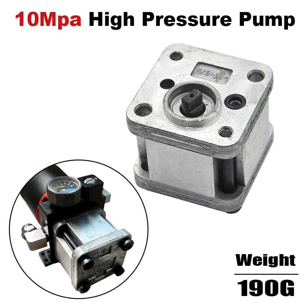 10MPa Hydraulic Metal Gear Oil Pump For 1:12 RC Hydraulic Excavator Loader DIY Toy Car Model High Pressure Pump Parts