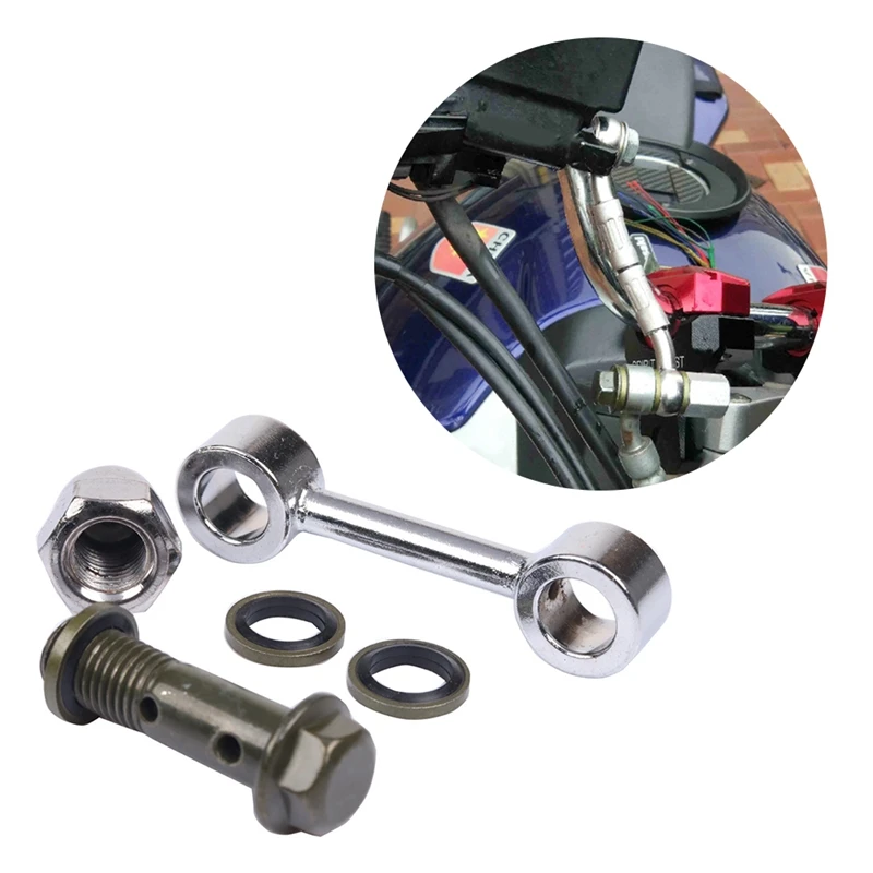 

Motorcycle Hydraulic Brake Oil Hose Connector Modification Extension Tubing for Honda Yamaha Kawasaki Ducati SUZUKI