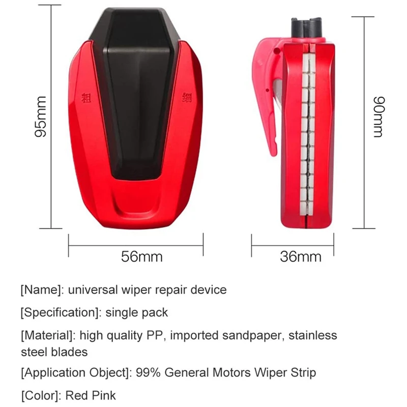 

Automobile Wiper Repairer Windshield Wiper Repair Tool Windshield Blade Cleaner Repairer Universal Wiper Restorer