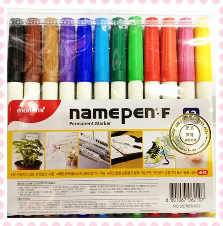 12pcs marker pen CD pen office study use 12colors free shipping