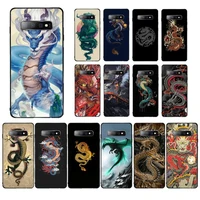 yndfcnb chinese style dragon phone case for samsung s10 21 20 9 8 plus lite s20 ultra 7edge