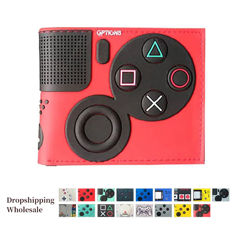 Сумка для монет чехол визиток ПВХ тонкий мини кошелек игровой с ручкой