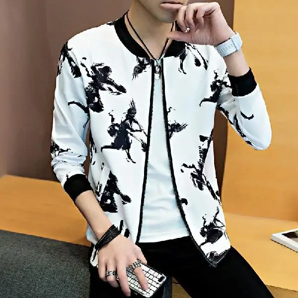 

Fashion Thin Men's Jackets Hot Sell Casual Wear Korean Comfort Windbreaker Autumn Overcoat Necessary Spring Men Coat M-XXXL 3XL