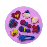 baby toys rubber ducktrojanshake sand fondant cake silicone mold pastry candy mould soap ice cube molds diy baking tools