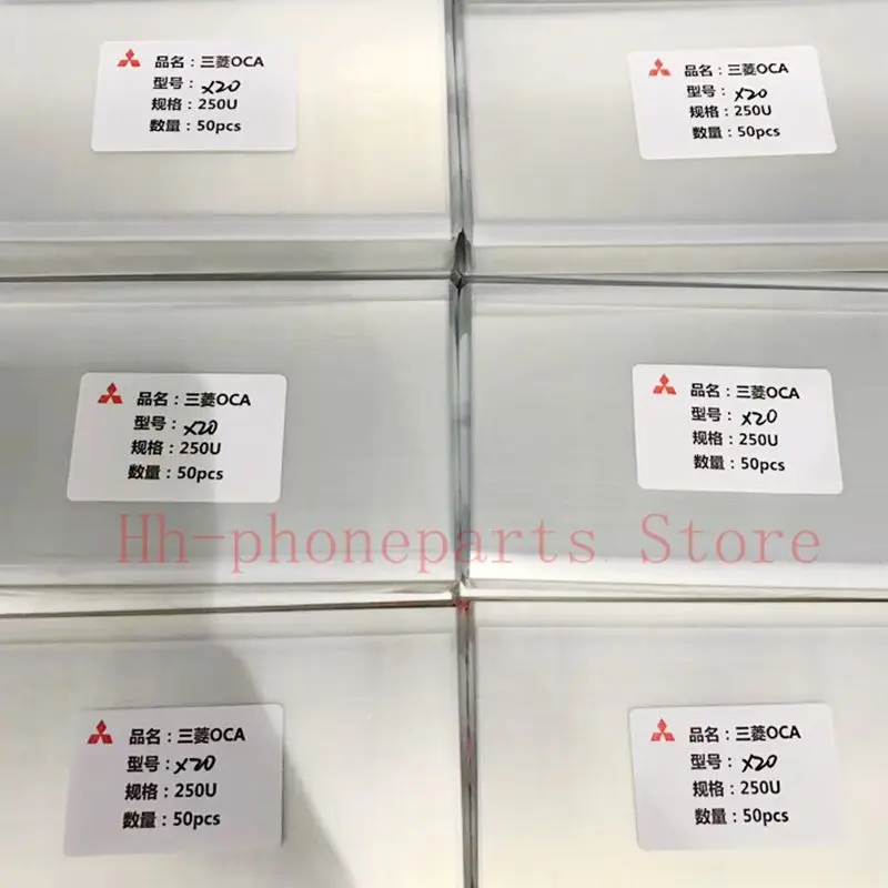 

Прозрачный оптический клей OCA, 50 шт., 250 мкм, для Samsung galaxy A50s, A70s, s10e, M10, M20, M30, M31s, пленка для сенсорного ЖК-стекла, пленка для объектива OCA, клей