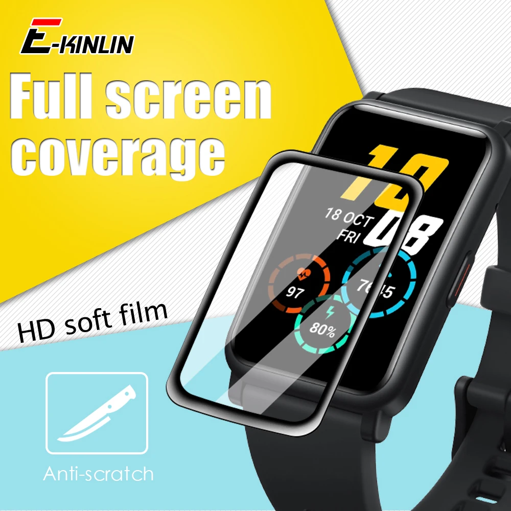 

Screen Protector For Huawei Honor Watch ES 99D Full Glue Curved Protective Soft Film ( Not Tempered Glass )