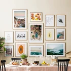 Постер на стену с изображением прибрежного города пляжа сада фруктов