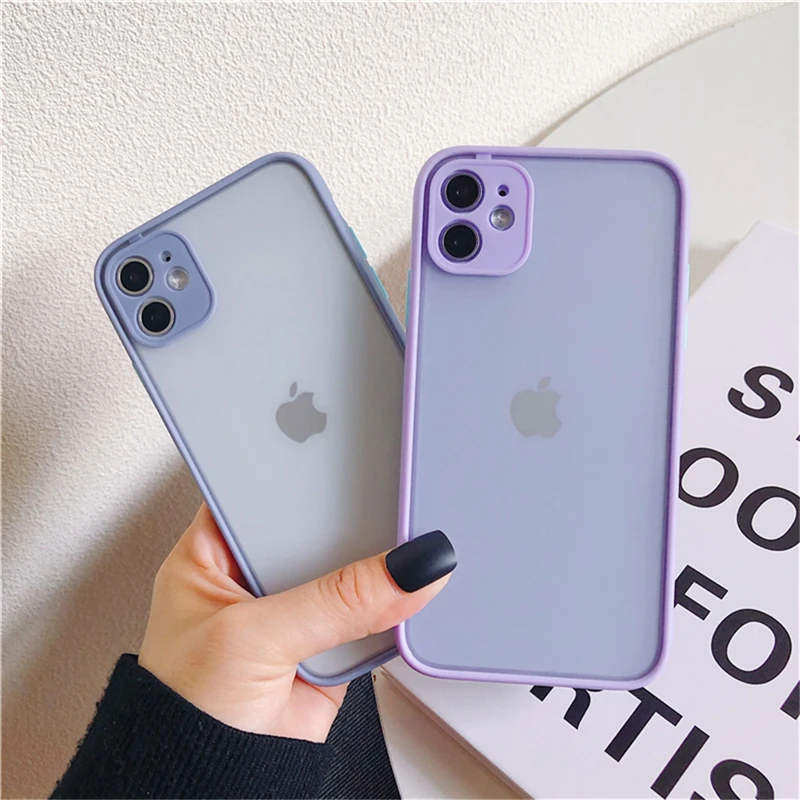 Мягкий силиконовый матовый чехол для iPhone 13 Pro 12 Mini 11 XR Xs Max 7 8 Plus SE2020