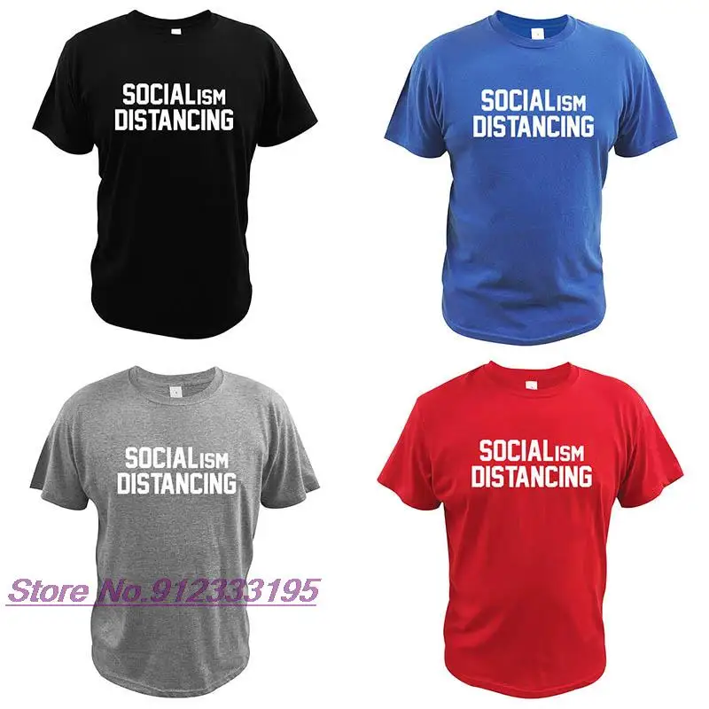 

Забавная Социалистическая футболка с рисунком против социализма, мягкие дышащие высококачественные футболки из 100% хлопка