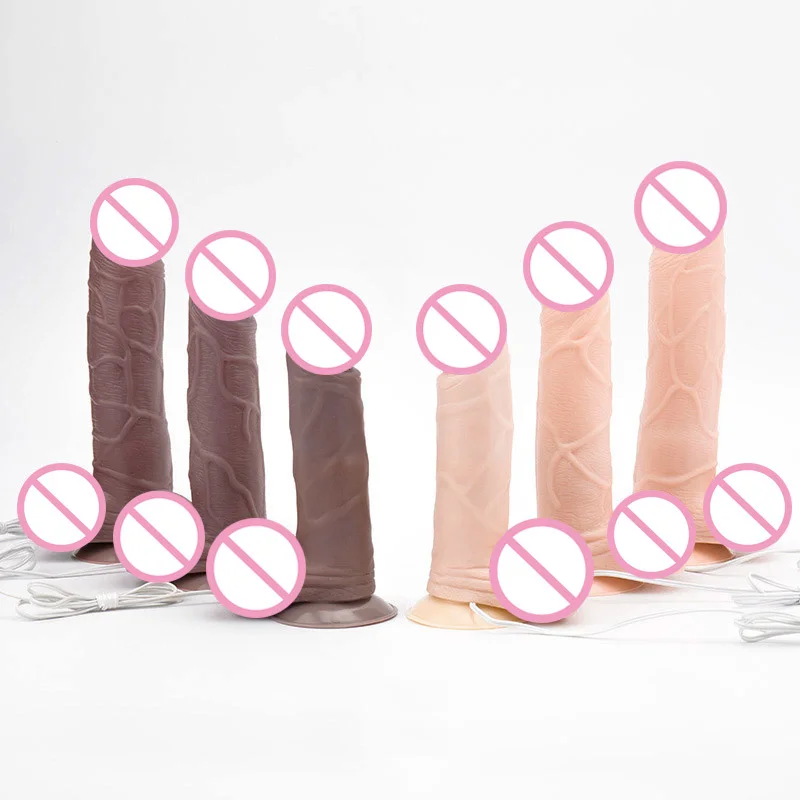 Эротические силиконовый фаллоимитатор больших размеров вибратор вращающийся