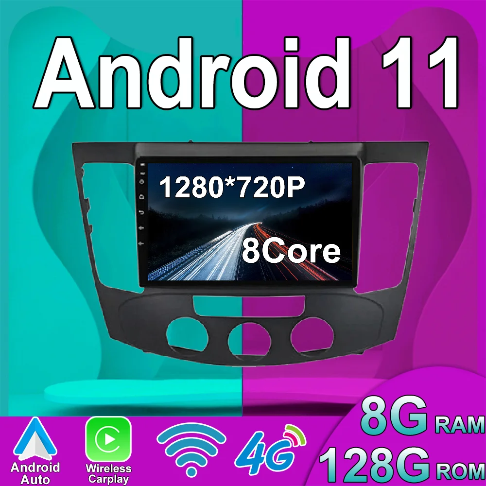 

Android 11 для Hyundai Sonata NF 2008 - 2010 автомобильное Стерео Радио мультимедийный видеоплеер навигация GPS беспроводной Carplay DSP IPS