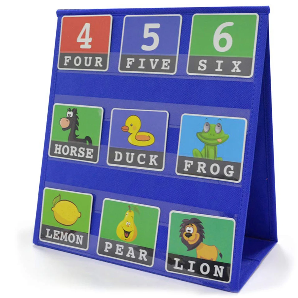 Для школьного Кабинета детского сада карман диаграмма 5 слотами Портативный