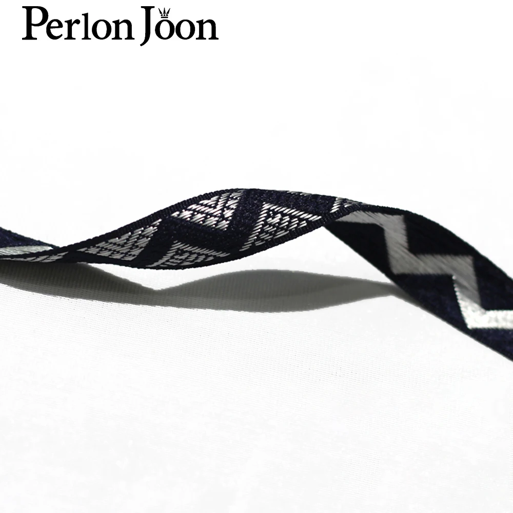 1.5cm multi-color polyester zigzag Jacquard Webbing braid ribbon for gift Wrapping bag apparel decorative accessories Z | Дом и сад