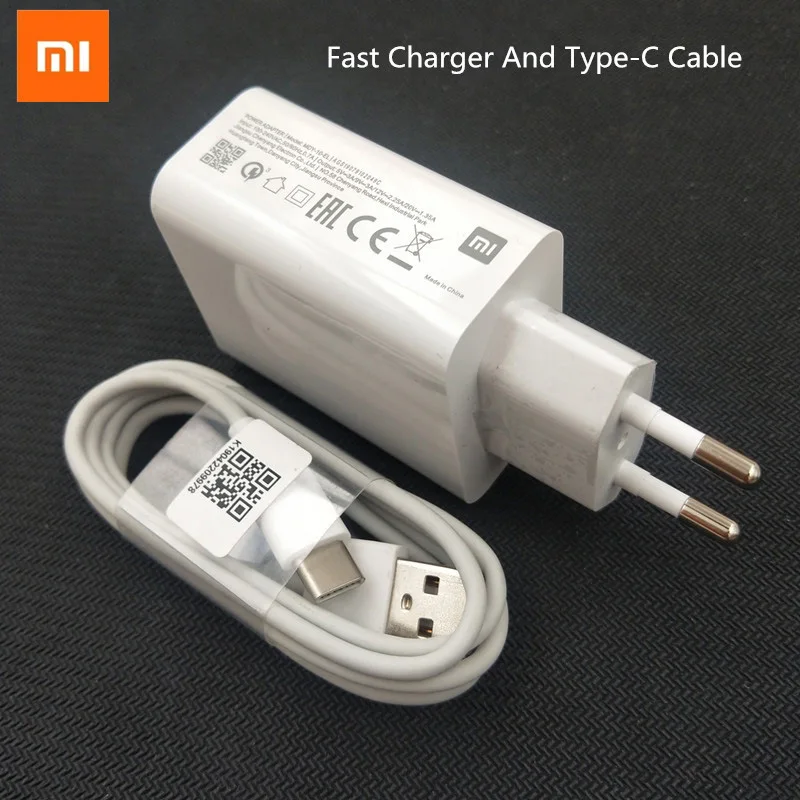 Оригинальное зарядное устройство Xiaomi Turbo быстрая зарядка USB настенный адаптер Mi 10