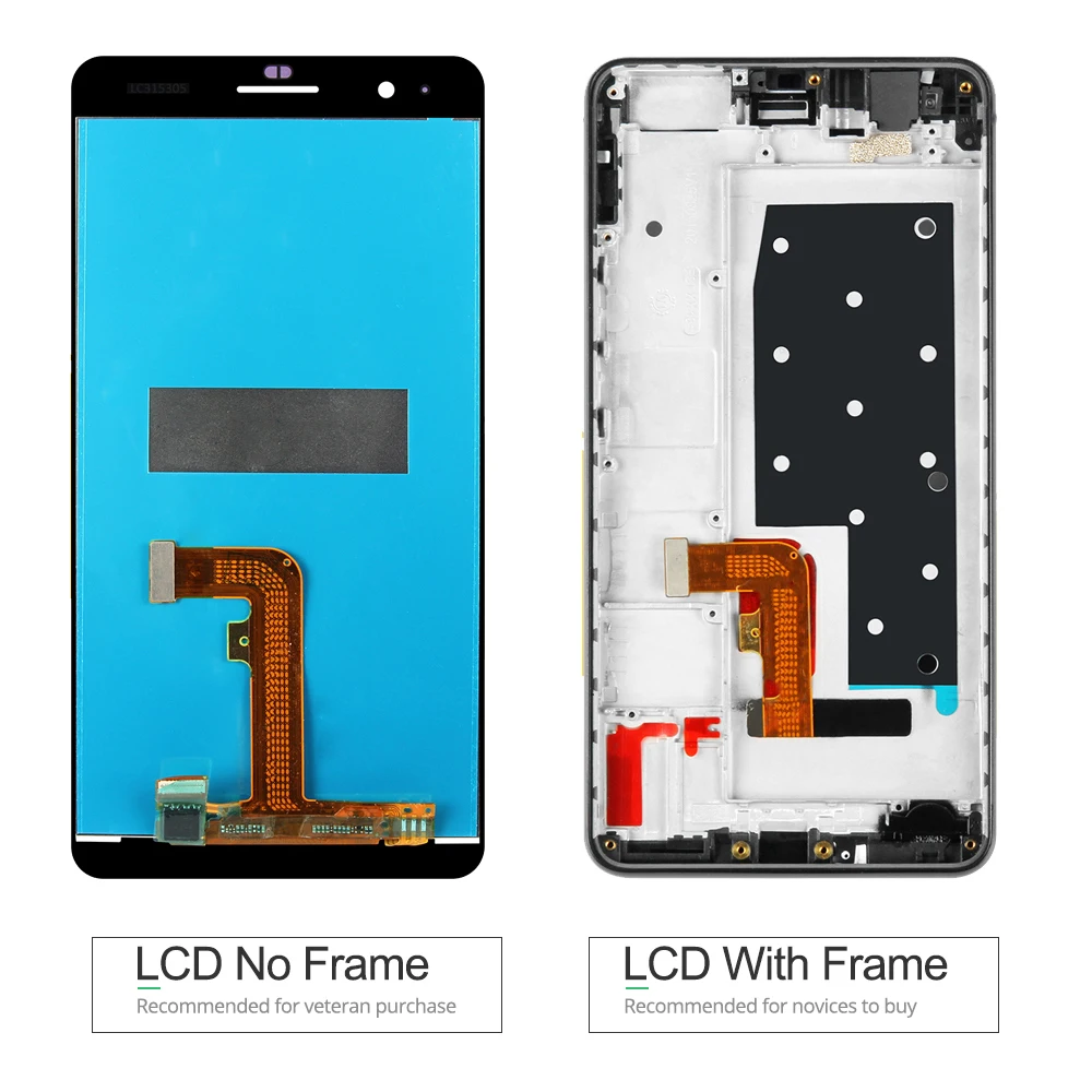 5," дюймовый Honor 6 Plus ЖК-сенсорный экран с рамкой дигитайзер ЖК-дисплей для huawei Honor 6 plus дисплей протестирован гарантия 1920x1080