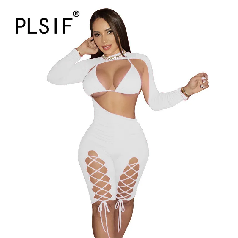 Простой однотонный укороченный топ с круглым вырезом открытой спиной и длинным