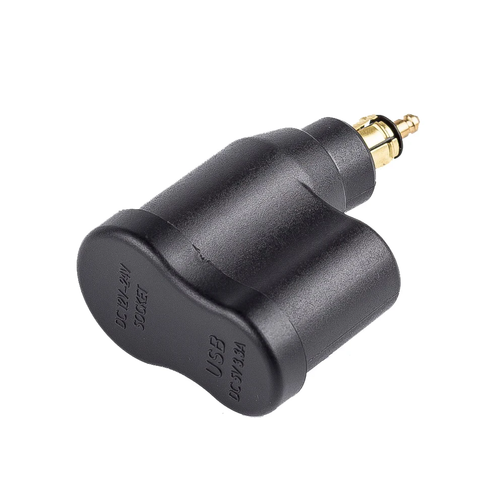 

3.3A Motorcycle Power Adapter Dual USB Charger Cigarette lighter Waterproof forDIN Motor Socket Cigarette Lighter