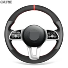 Мягкая черная замша из натуральной кожи для Mercedes Benz A-Class W177 B-Class W247 C-Class W205 CLS-Class