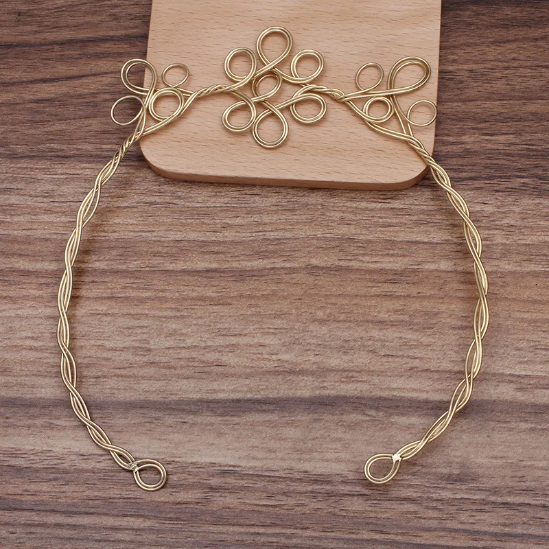 6 шт набор ручных Проводные диадемы свадебный головной убор витой колье чокер