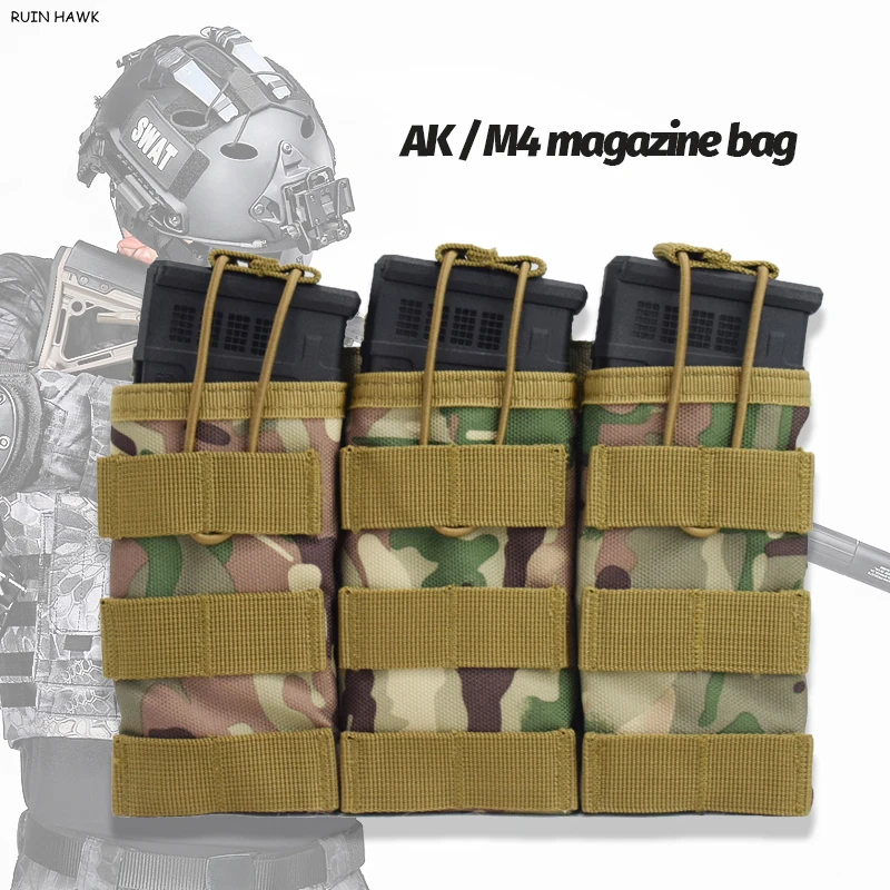 Tactical Magazine Bag Molle Hunting Weapon Accessories Air Gun Molle Bag Single/Double/Three New Hunting Accessories