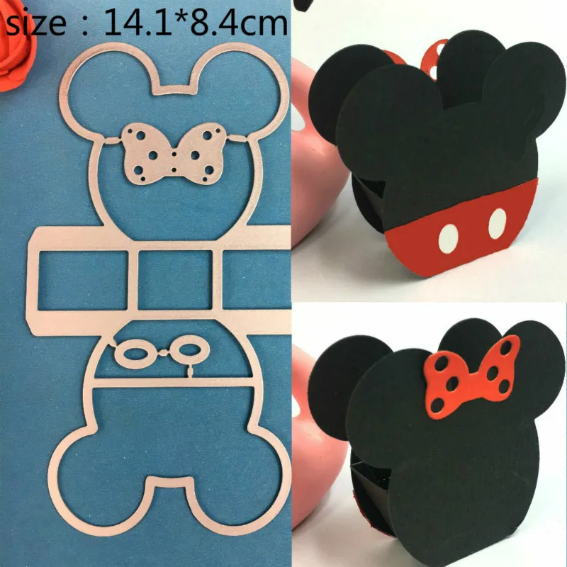Светло-желтый New Gift card box packaging bag die cutting dies scrapbooking embossing folder suit for sizzix fustella big shot cutting machine - Цвет: Светло-желтый