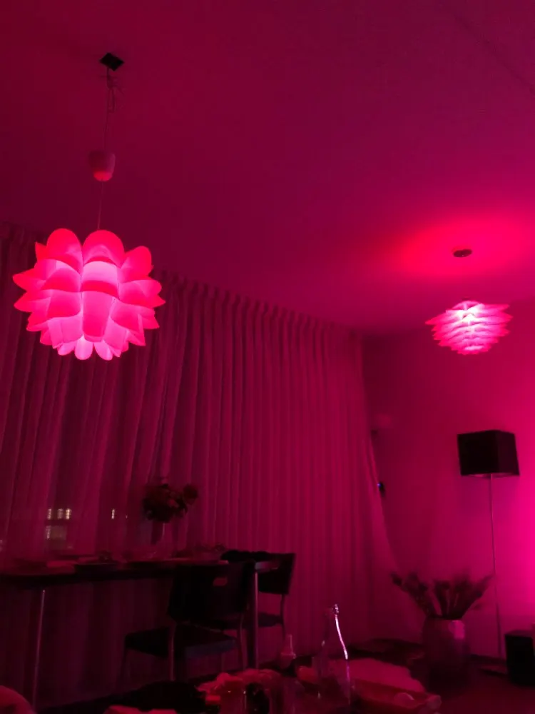 Лотос люстра с абажуром DIY цветок лотоса шестислойная лампа абажур романтическая комната кулон освещение покрытие бар отеля Декор