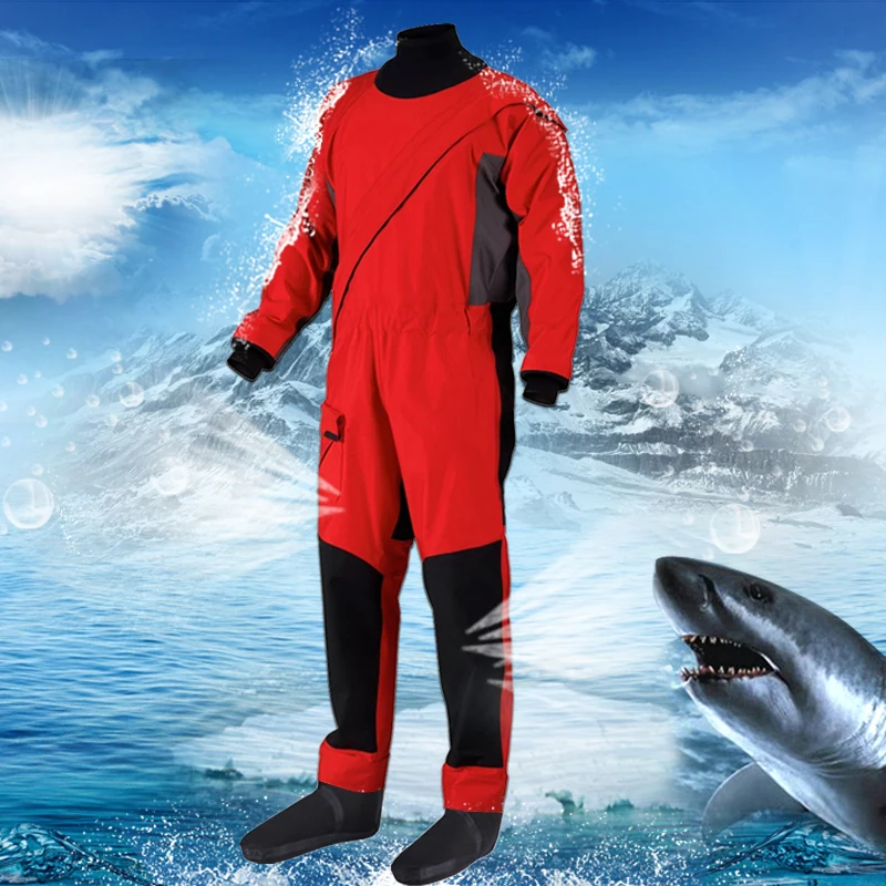 Мужская водонепроницаемая одежда сухой костюм водонепроницаемый дышащий
