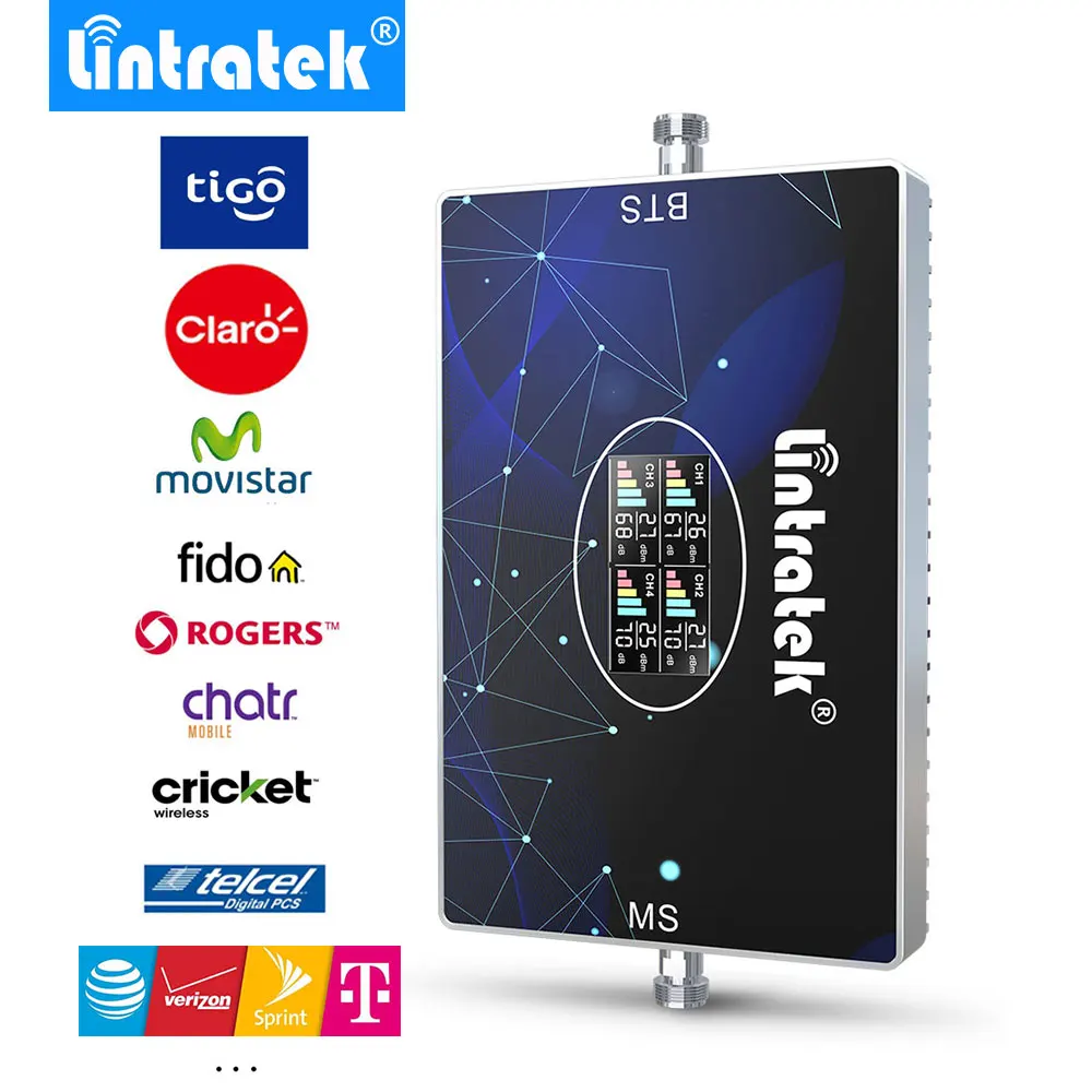 Повторитель Lintratek для мобильных телефонов телефонной связи и Интернет-сигнала 700