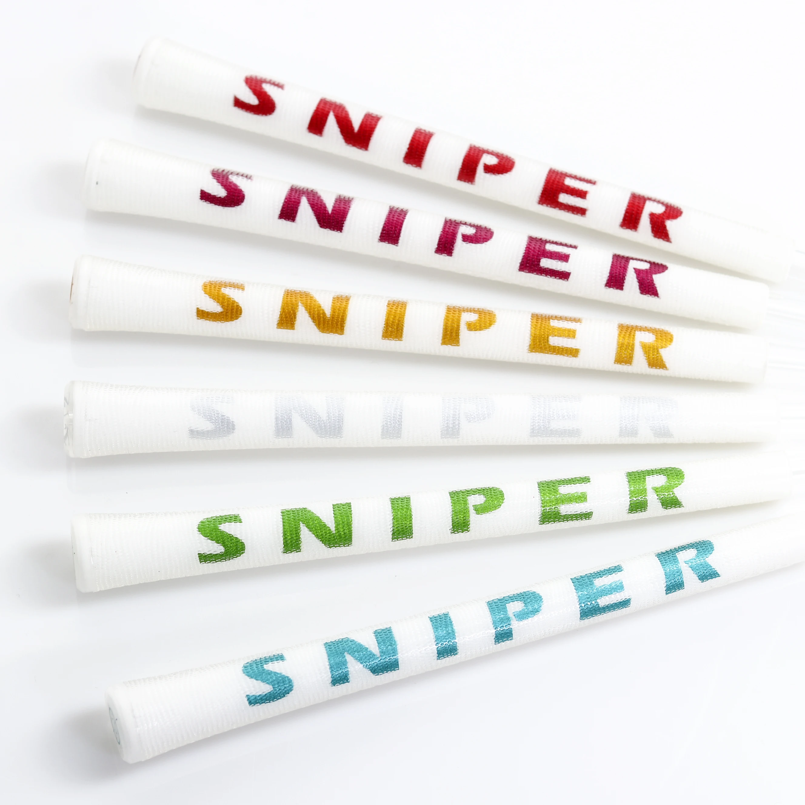 

Women's New Golf Grips 13pcs/Lot Crystal Standard Transparent Golf Club Grip For Wood And Irons White Colors