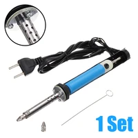 220v 30w electronic solder sucker tin suction pen 2in1 electric desoldering pump soldering tool accessories eu plug