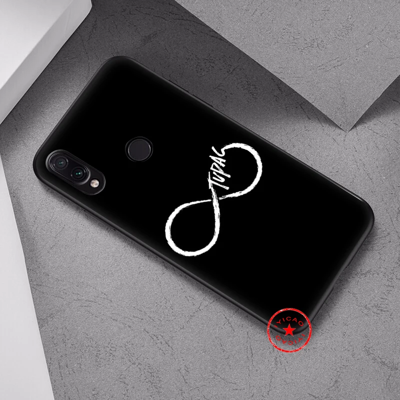 2Pac для телефона с изображением Тупака Шакура мягкий чехол Xiaomi Redmi Note 8 iPhone 7 6 Plus 5 iPad