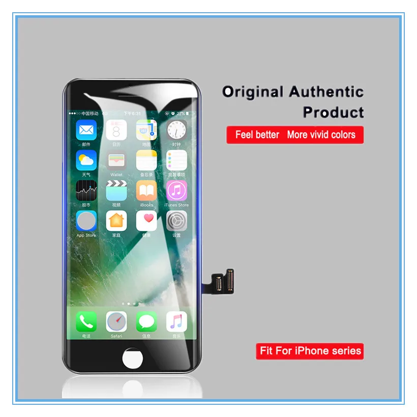 ЖК экран для iPhone 6 6S 7 7Plus 8 Plus X Plus|Экраны мобильных телефонов| |