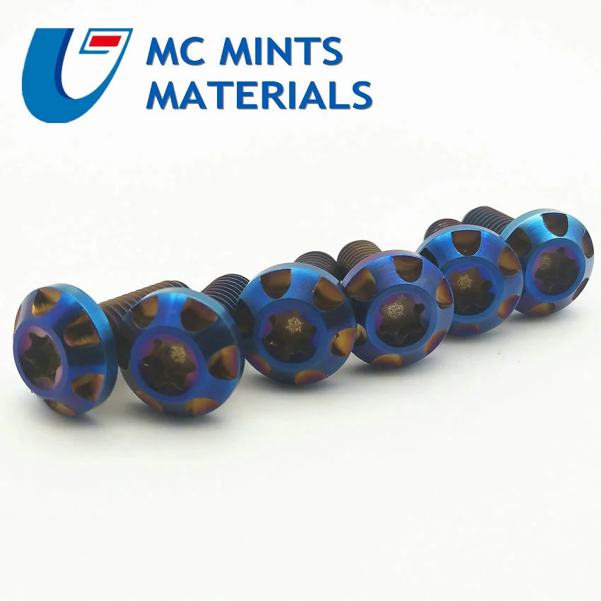 Титановый болт для мотоцикла дисковый тормоз модифицированный M8 x12/20 мм Ti болты