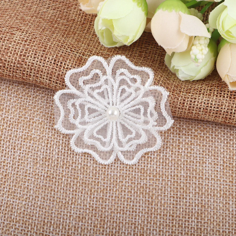 

DIY Lace Butterfly Flower Bead Stitch Patch Mixed Embroidery Patches for Clothing Cloth Garment Accessories Vintage