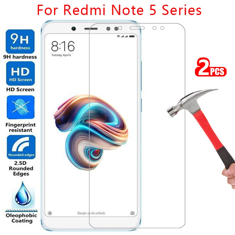 

tempered glass screen protector for xiaomi redmi note 5 pro 5a prime case cover on note5 not a5 note5pro protective phone coque