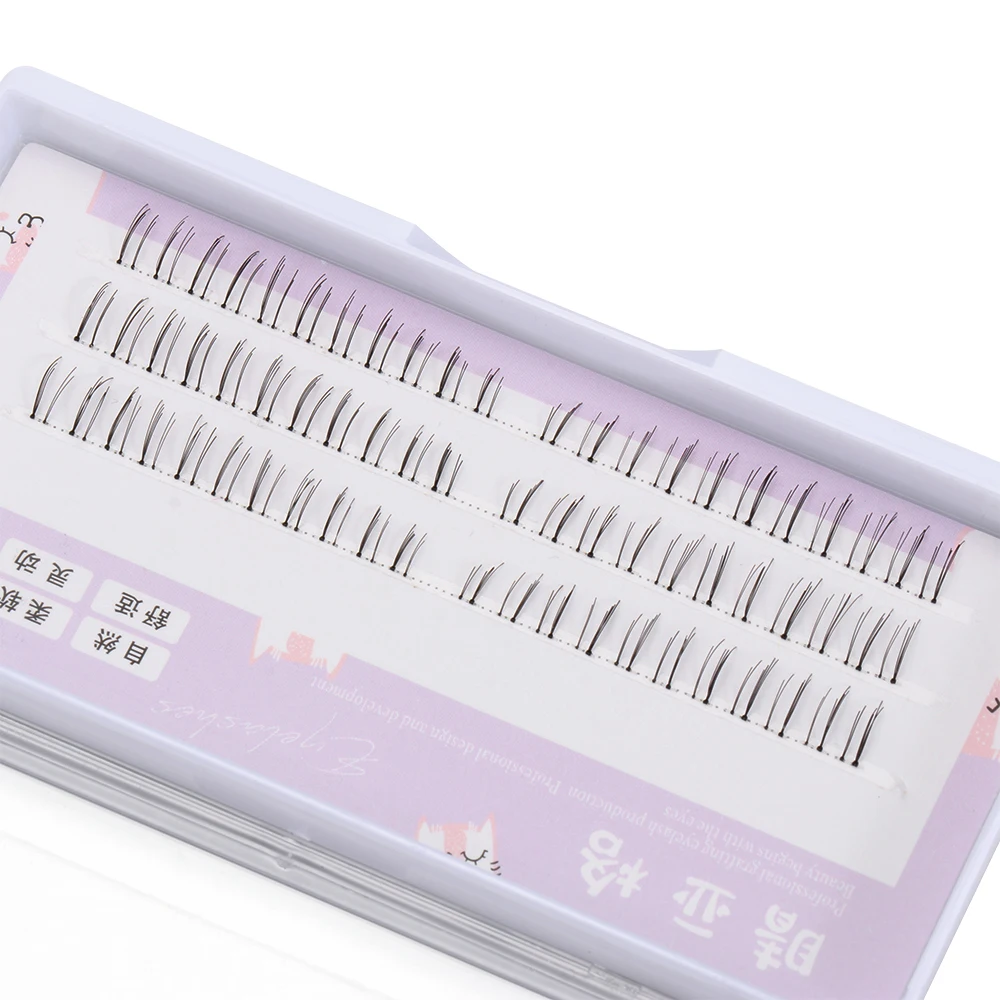 

60 Cluters сегментированные ресницы нижние ресницы натуральные ручной работы Wispy под ресницы мягкие искусственные инструменты