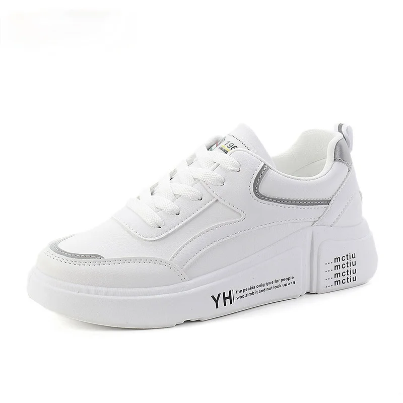 

Little White Shoes Female 2021 New Student Flat Bottom Shoes Female Mesh Casual Sports Shoes Running Shoes Sneakers